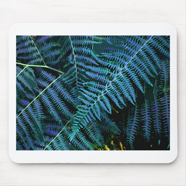 THE BLUE FERN MOUSE PAD (Front)