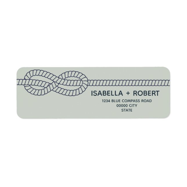 The Blue Knot | Nautical Maritime Wedding (Front)