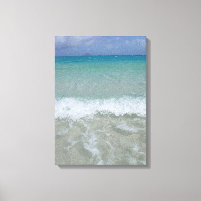 The blue lagoon canvas print (Front)