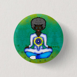 The blue light of protection 1 inch round button