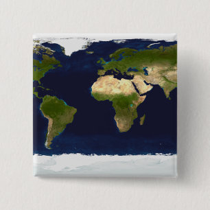 The Blue Marble 2 Inch Square Button
