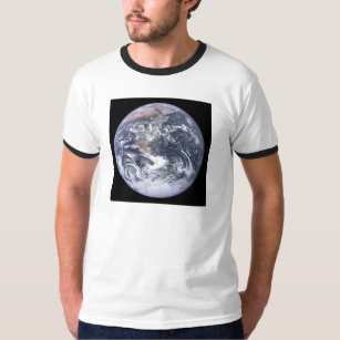 "The Blue Marble" Earth seem from Apollo 17 T-Shirt