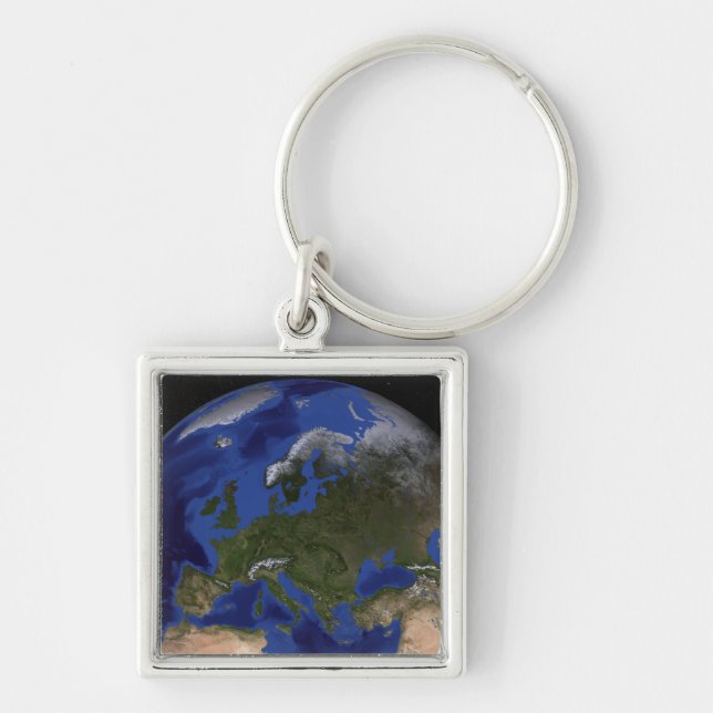 The Blue Marble Next Generation Earth 6 Keychain (Front)
