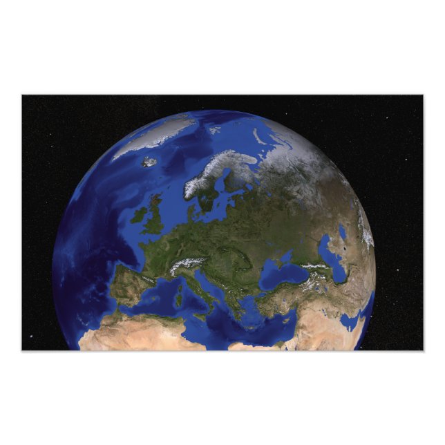 The Blue Marble Next Generation Earth 6 Photo Print (Front)