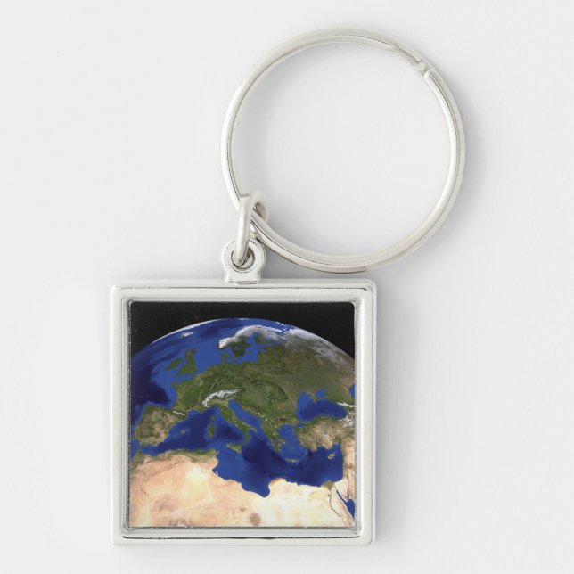The Blue Marble Next Generation Earth 7 Keychain (Front)