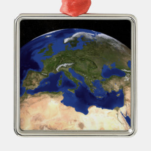 The Blue Marble Next Generation Earth 7 Metal Ornament