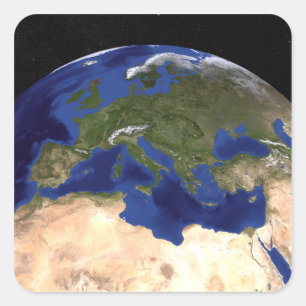 The Blue Marble Next Generation Earth 7 Square Sticker