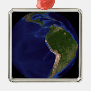 The Blue Marble Next Generation Earth 8 Metal Ornament