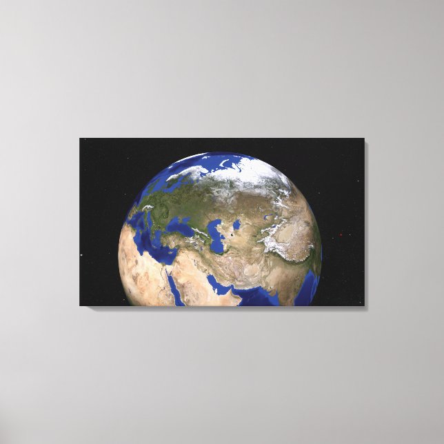 The Blue Marble Next Generation Earth Canvas Print (Front)