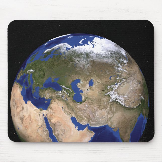 The Blue Marble Next Generation Earth Mouse Pad (Front)