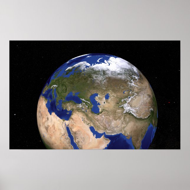The Blue Marble Next Generation Earth Poster (Front)