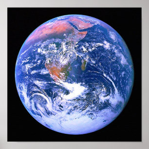 "The Blue Marble" Poster