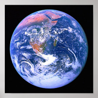 "The Blue Marble" Poster