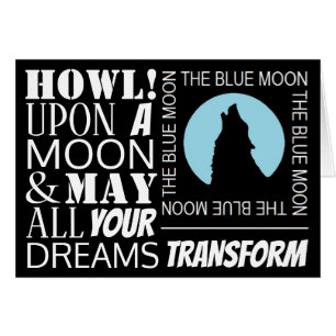 The Blue Moon, Halloween Card