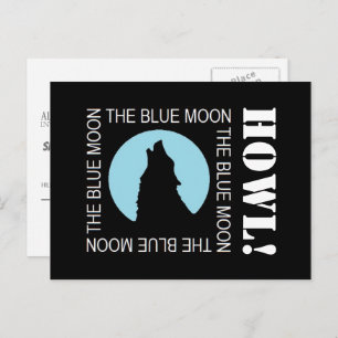 The Blue Moon, Halloween Party Invitation