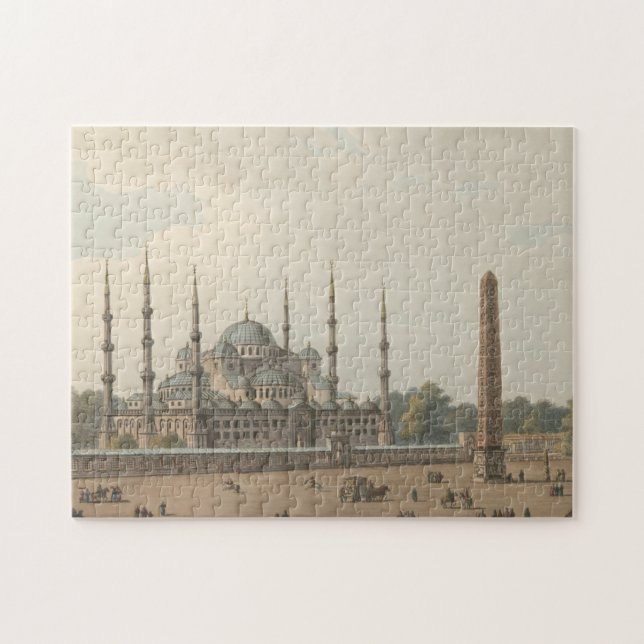 The Blue Mosque of Sultan Ahmed, Istanbul, Turkey Jigsaw Puzzle (Horizontal)