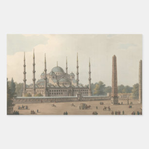 The Blue Mosque of Sultan Ahmed, Istanbul, Turkey Sticker