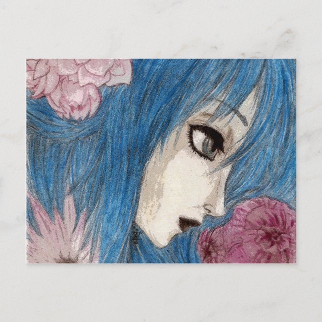 The Blue Nymph Postcard (Front)