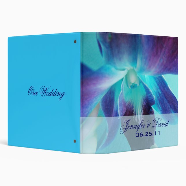 The Blue Orchid Wedding Binder (Background)