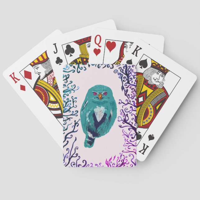The Blue Owl Playing Cards (Back)