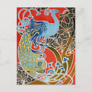 The Blue Peacock Postcard