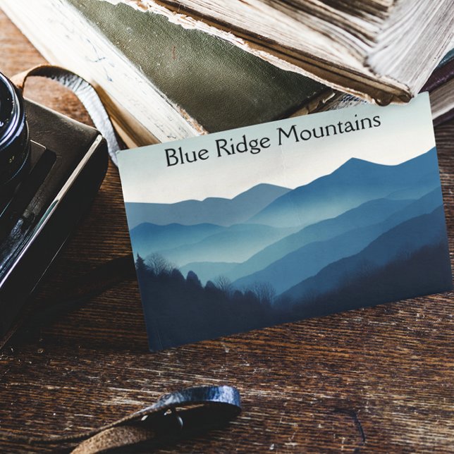 The Blue Ridge Mountains, customizable Postcard (Creator Uploaded)