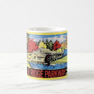 The Blue Ridge Parkway Vintage Coffee Mug