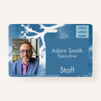 The Blue Steward - Name Badge Horizontal