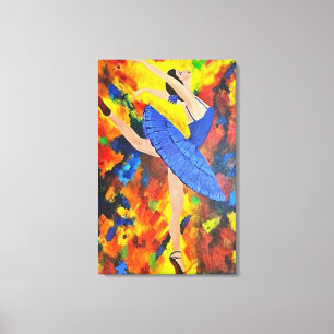 The Blue Symphony Canvas Print