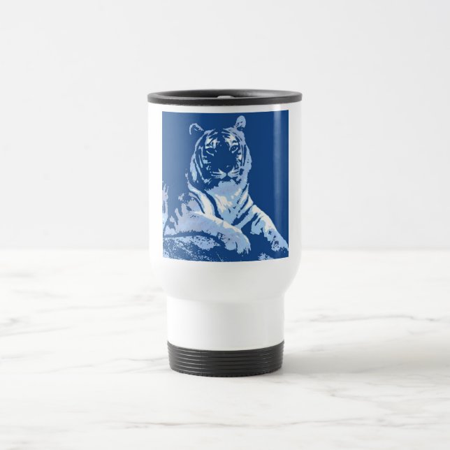 The Blue Tiger Travel Mug (Center)
