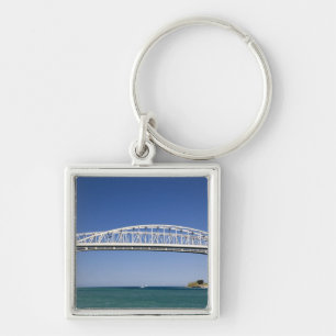 The Blue Water Bridge is a twin-span bridge Keychain
