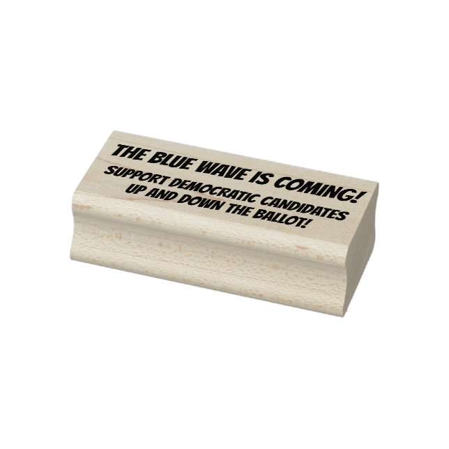 THE BLUE WAVE IS COMING! RUBBER STAMP (Stamp)