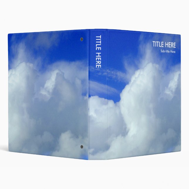 The Blue Yonder (1in) Binder (Background)