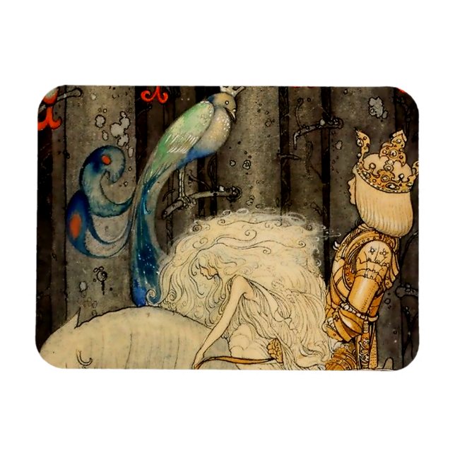 “The Bluebird” by John Bauer Magnet (Horizontal)