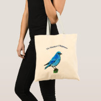 The Bluebird of Happiness Tote bag