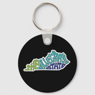 The Bluegrass State - Kentucky Keychain
