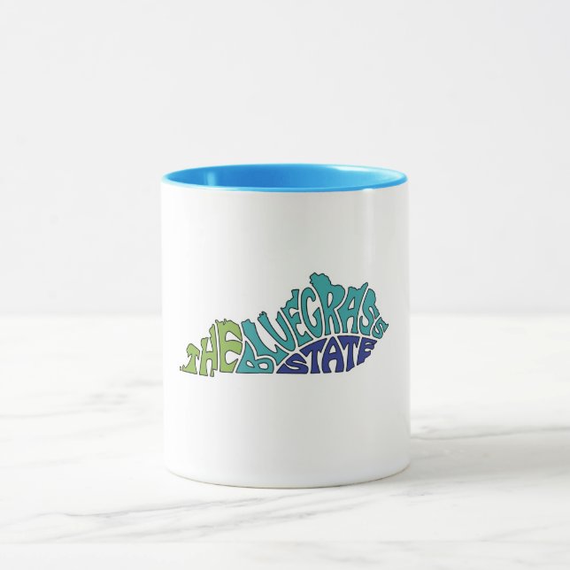 The Bluegrass State - Kentucky Mug (Center)