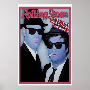 The Blues Brothers 1979 Rolling Stones Magazine Poster