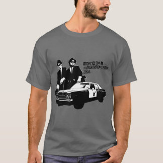 The Blues Brothers with Car funny T-Shirt