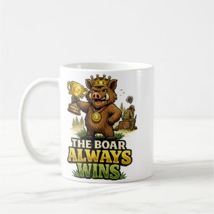 The Boar Always Wins Coffee Mug