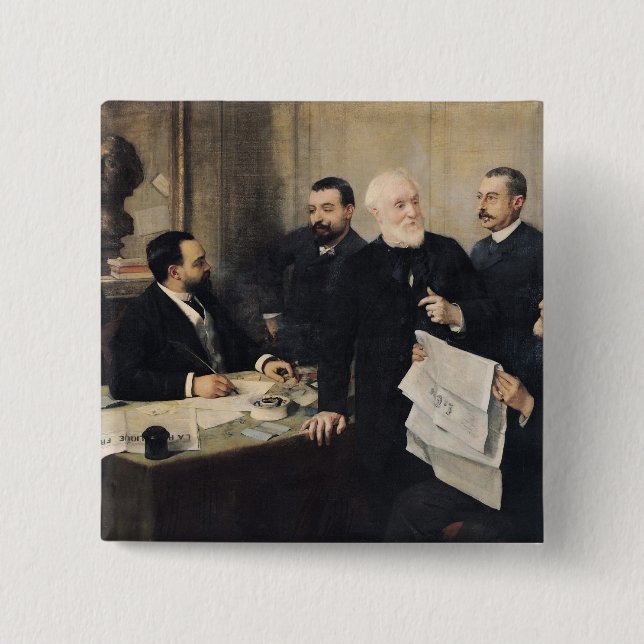 The Board of Directors 2 Inch Square Button (Front)