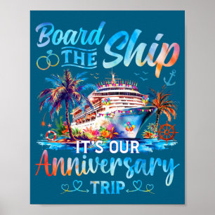 The Board Ship Anniversary Trip Husband Poster