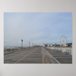 The Boardwalk at Ocean City, NJ Poster