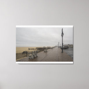 The Boardwalk in Belmar New Jersey Canvas Print