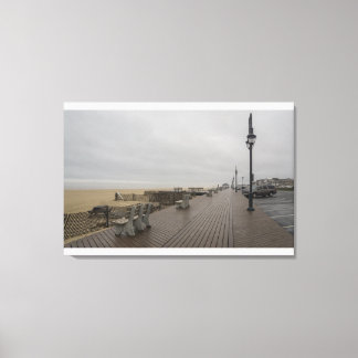 The Boardwalk in Belmar New Jersey Canvas Print