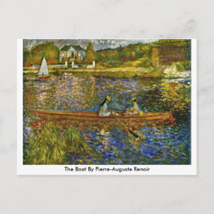 The Boat By Pierre-Auguste Renoir Postcard