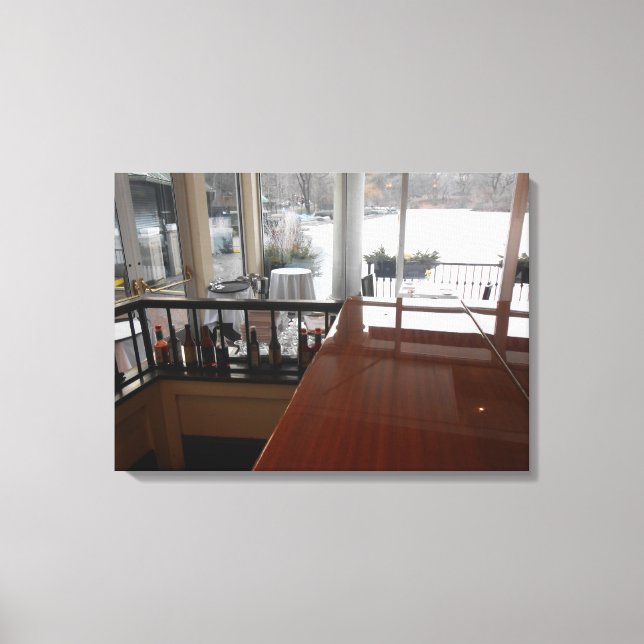 The Boat House Canvas Print (Front)