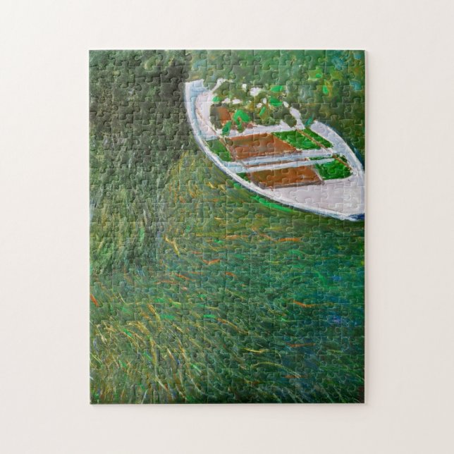 The Boat Monet Fine Art Jigsaw Puzzle (Vertical)