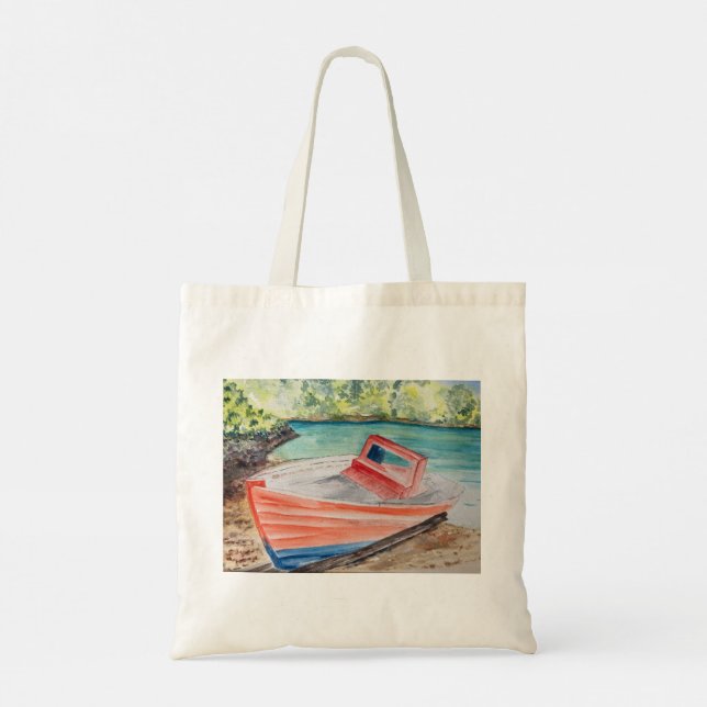 The Boat  Tote Bag (Back)