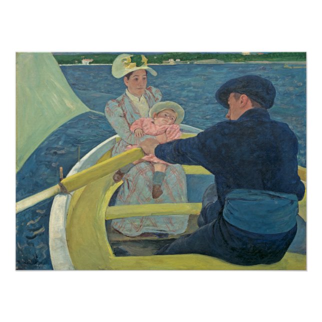 The Boating Party, 1893-94 (oil on canvas) Poster